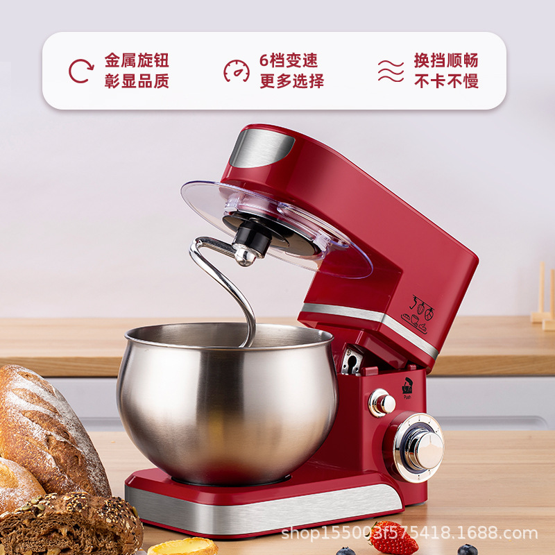 5Lスタンドミキサー – 生地フック、ビーター、泡立て器付き - Kitchen Baking Mixer のレビューと価格