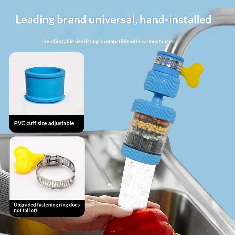 蛇口用浄水器 360度回転式汎用防滴浄水器 キッチンシンクス - Kitchen Baking Mixer のレビューと価格