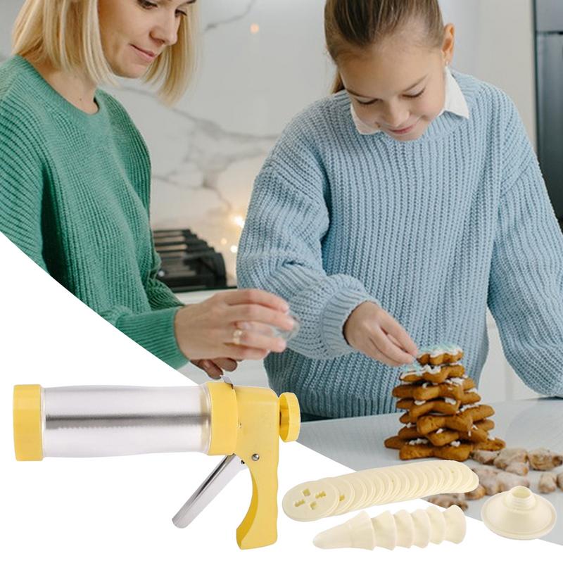 ベーキング用クッキープレス、手作りビスケットメーカーツール、 - Kitchen Baking Aid のレビューと価格