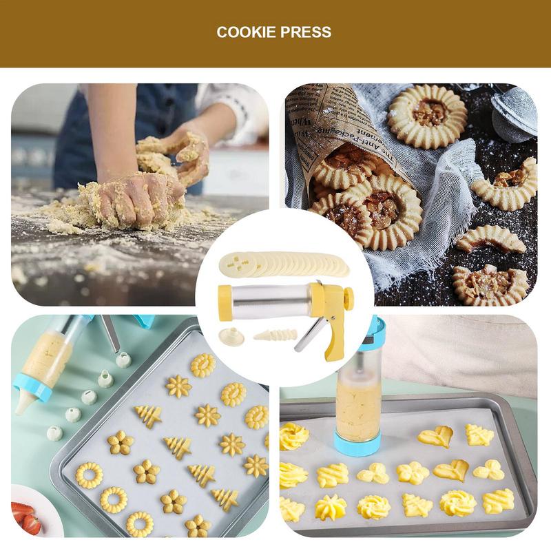 ベーキング用クッキープレス、手作りビスケットメーカーツール、 - Kitchen Baking Aid のレビューと価格