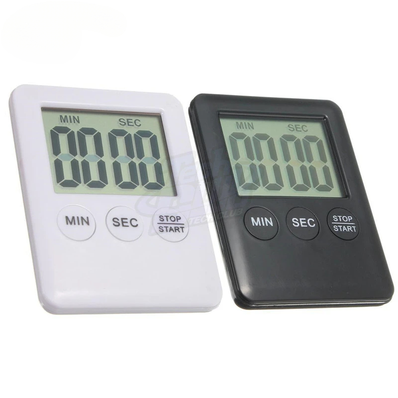 マグネットキッチンタイマー LCDデジタルスクリーンキッチン - Kitchen Baking Timer のレビューと価格