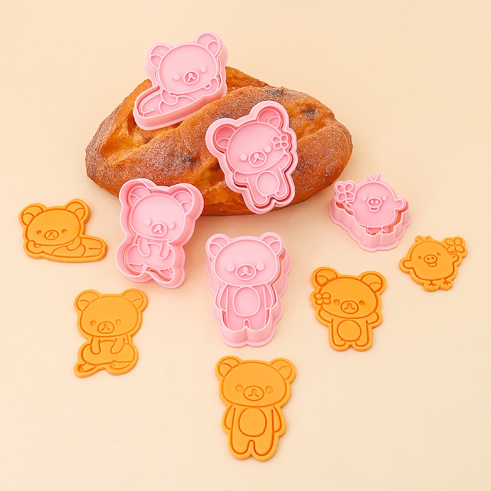 クッキーカッター漫画のクマのビスケット型スタンプキッチンベー - Kitchen Baking Products のレビューと価格