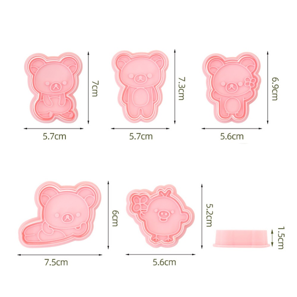 クッキーカッター漫画のクマのビスケット型スタンプキッチンベー - Kitchen Baking Products のレビューと価格