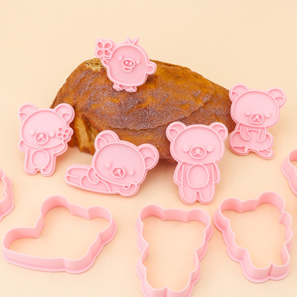 クッキーカッター漫画のクマのビスケット型スタンプキッチンベー - Kitchen Baking Products のレビューと価格