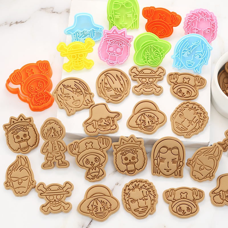 ワンピースクッキングモールドルフィゾロチョッパースカルクッキ - Kitchen For Baking のレビューと価格