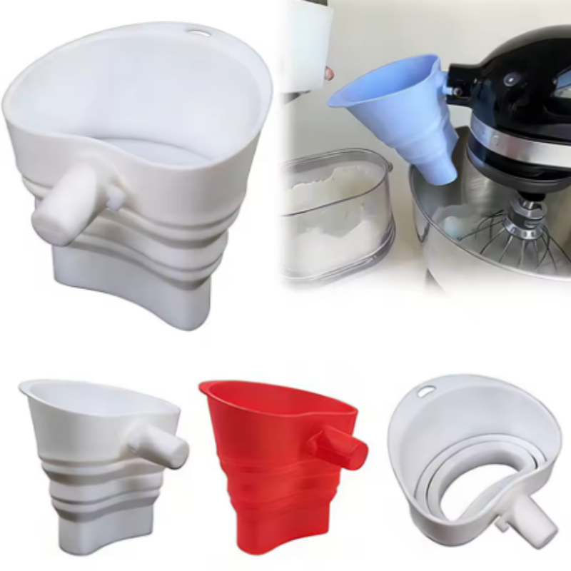 1/3個入りシリコン製小麦粉漏斗 キッチンベーキング補助器具 - Kitchen Baking Aid のレビューと価格