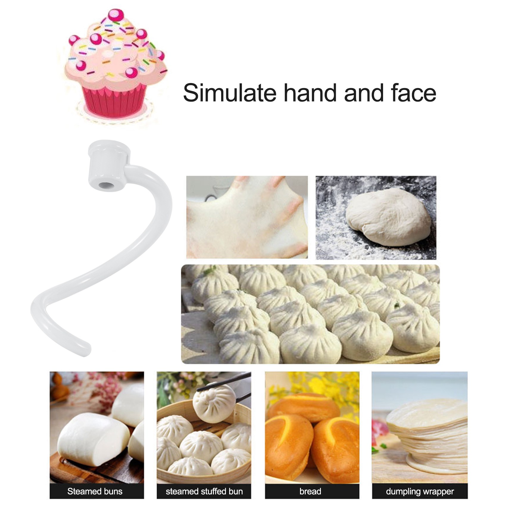 AEE6-スパイラルドーフック交換用キッチンエイドミキサー用 - Kitchen Baking Aid のレビューと価格